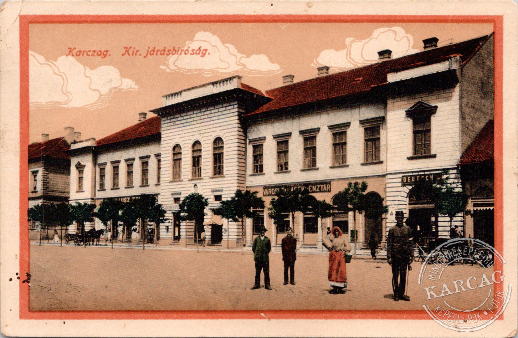 Karczag. Kir. járásbiróság.