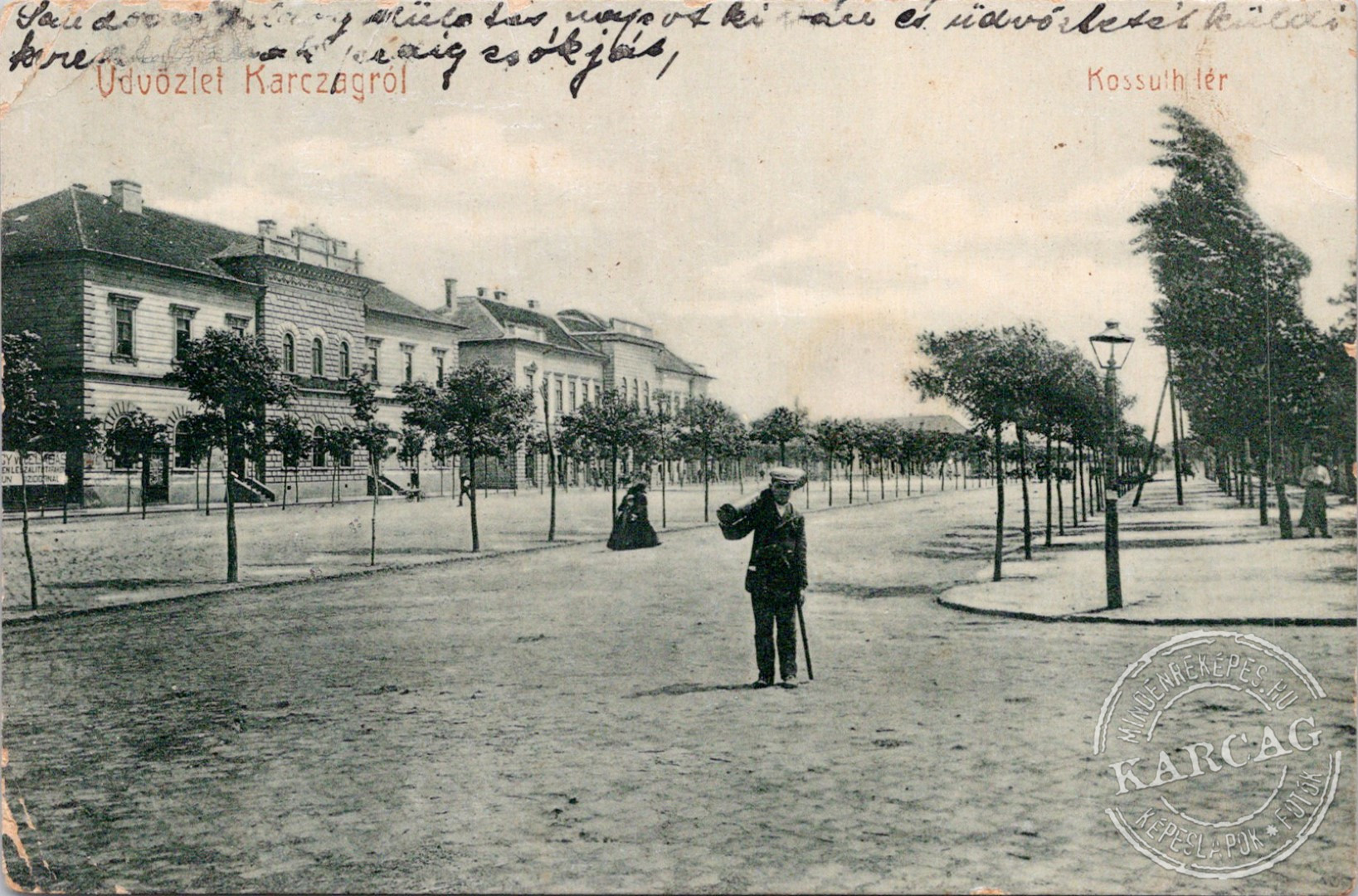 Üdvözlet Karczagról  Kossuth tér