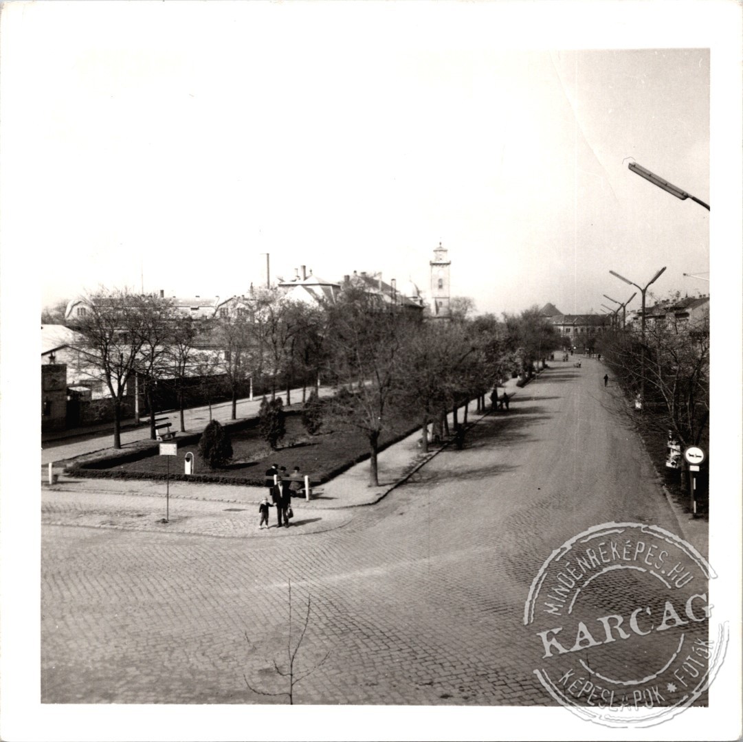 A főtér a '60-as években