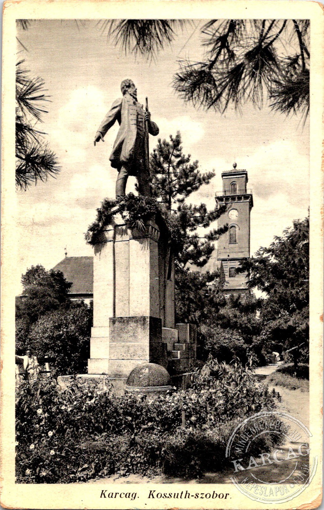 Karcag. Kossuth-szobor.