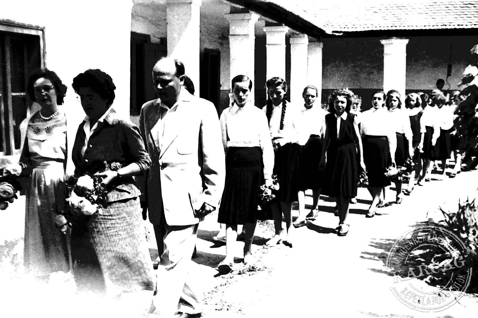 Ballagás a Vasút utcai iskolában 1959-ben